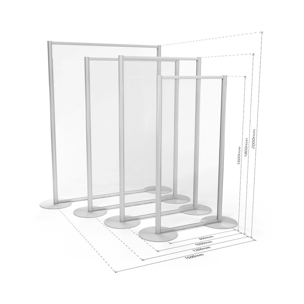 ACHOO® Freestanding Protection Screens Perspex® Office Partitions