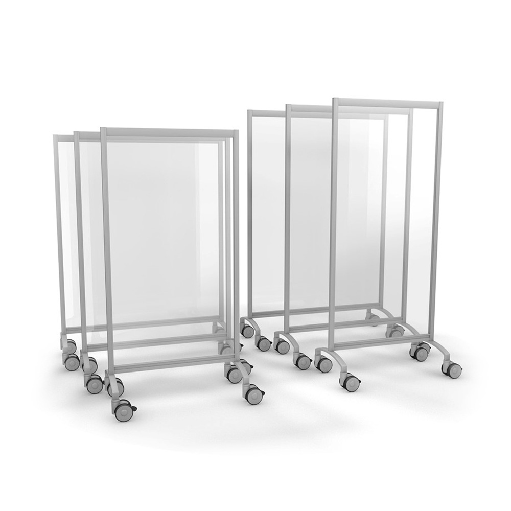 Portable Protection Screen On Wheels Freestanding Perspex® Screens