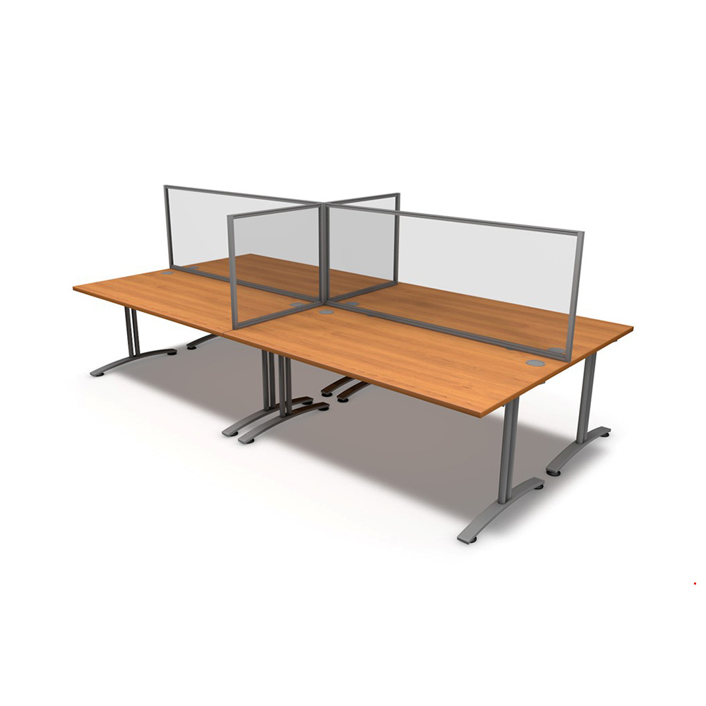 Framed Desk Perspex® Screens Perspex® Desk Sneeze Screens UK Made