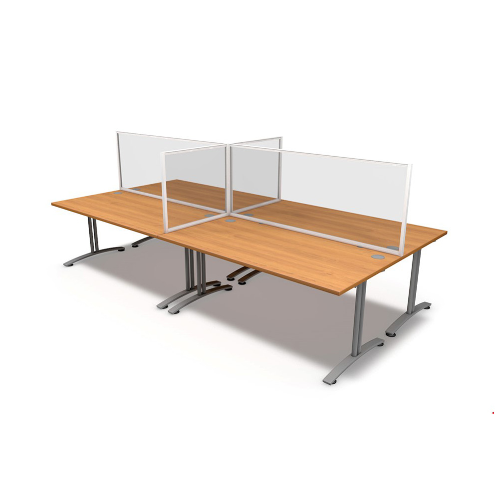 Framed Desk Perspex® Screens Perspex® Desk Sneeze Screens UK Made