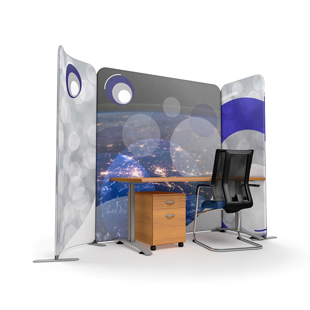 Free Standing Office Screens Printed Office Partitions UK Made