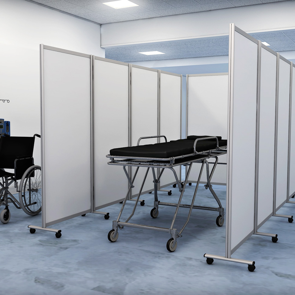 Portable Hospital Screens on Wheels Medical Screens UK