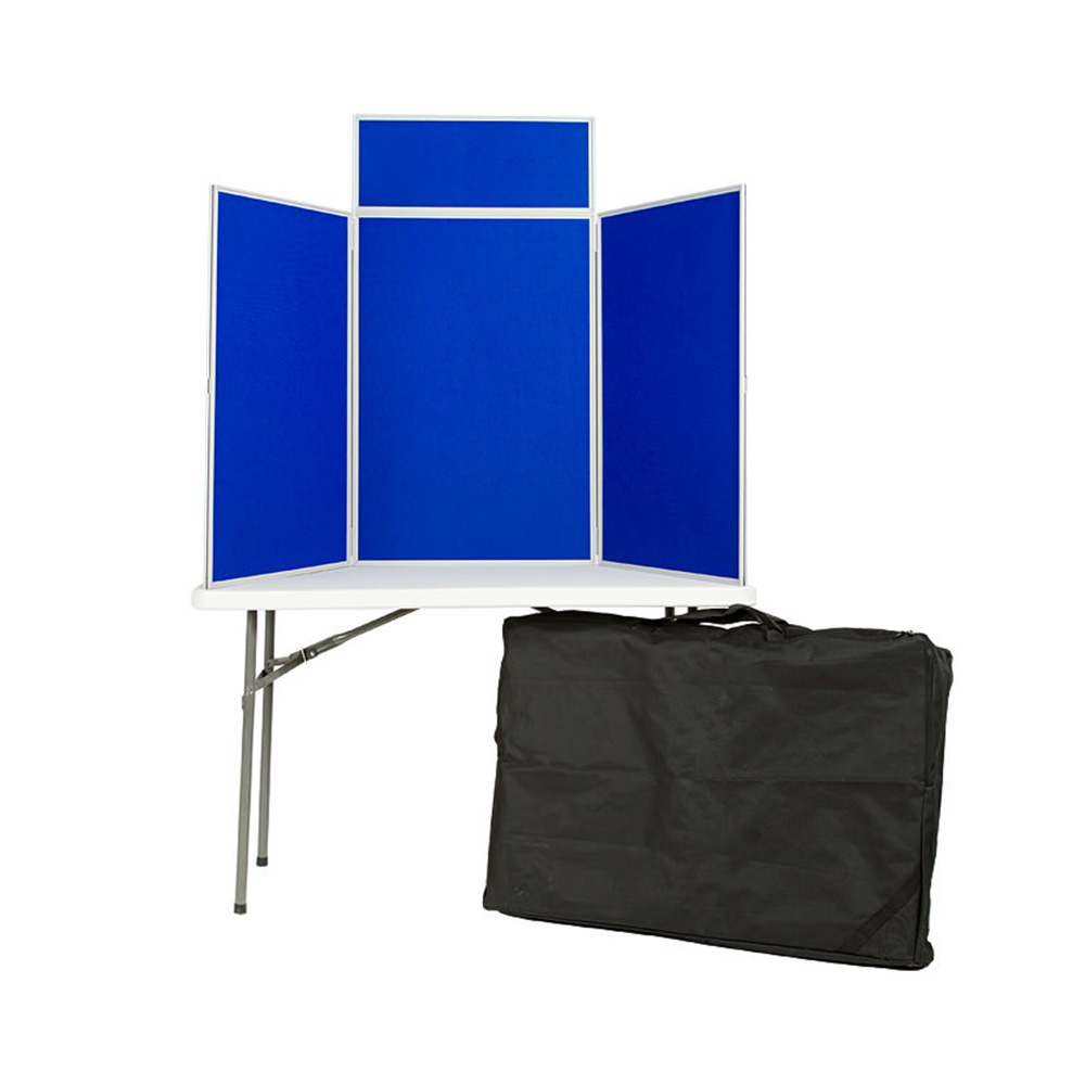 3 Panel Table Top Display Boards Folding Display Panels UK Made